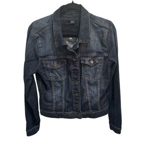 Kut from the Kloth Women’s Denim Jacket, size XL Dark Wash Jean Jacket